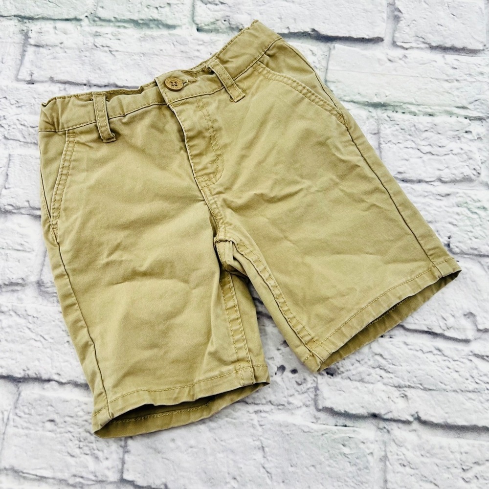 Levi's Kids Chino Shorts Tan Size 4 REG Straight Fit Preppy Summer Casual
